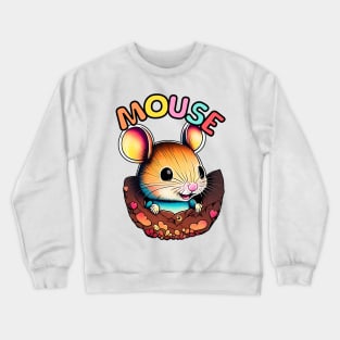 Animal Alphabet - M for Mouse Crewneck Sweatshirt